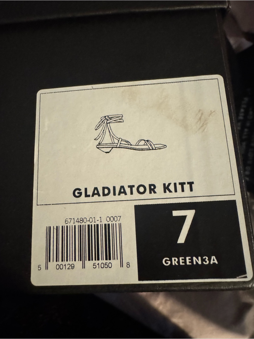 Banana Republic 💚 Green Gladiator Kitt Strappy Square-Toe Sandals 💚 NIB - Picture 6 of 6